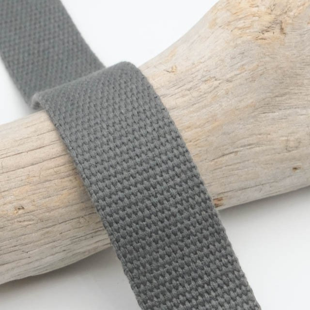 Sangle Coton 30MM Gris Orage - Maison Klem